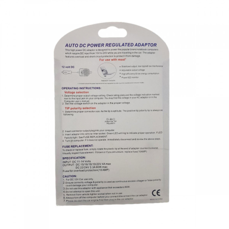 Incarcator universal 80W,auto,cu adaptoare,EWDD8040,de alimentare laptop [3]