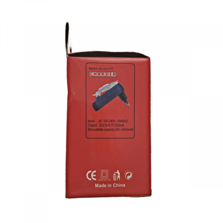 Incarcator universal MCT3000,acumulatori Li-Ion,Li-Polymer,la retea,negru [5]