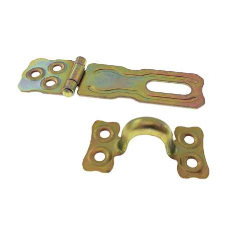 Incuietoare aplicata, cu ochi de blocare pentru inchidere cu lacat, 90x27mm, zincata [2]