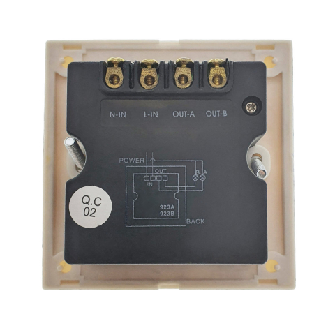 Intrerupator digital cu 2 butoane si telecomanda cu raza de 50m, alb [7]