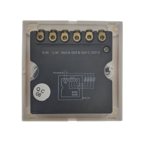 Intrerupator digital cu 4 butoane si telecomanda cu raza de 50m, alb [2]