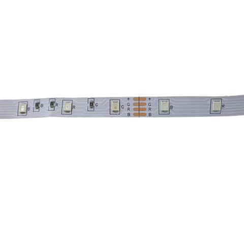 Kit banda Led RGB 3528 SMD, 5m, 60 led/m, 4.8W/m, cu telecomanda, controller si alimentator 12V 2A [2]