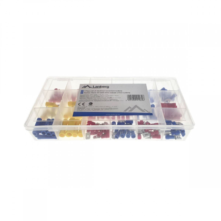 Kit cu terminale de cablare si conectoare izolate, Lanberg 41464, 175 bucati [1]
