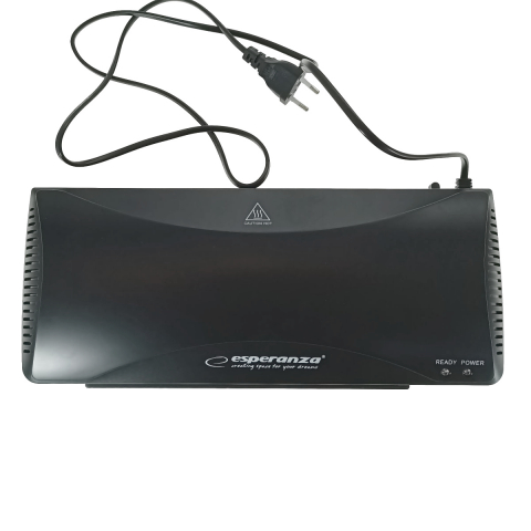 Birotica papetarie - Laminator A4 Esperanza Infinity 93202, 250 mm/min, 265W, lungime cablu 130cm, negru