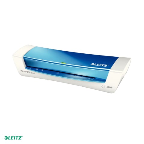 Laminatoare - Laminator Leitz iLAM Home Office, A4, kit folii laminare inclus, albastru