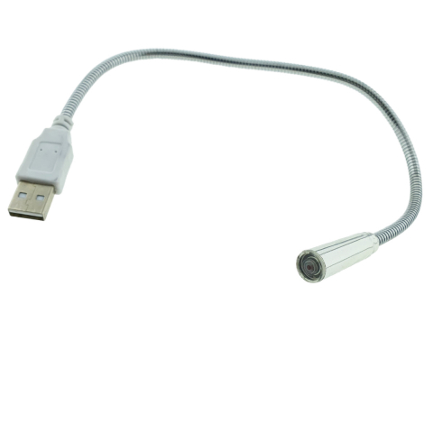 Lampi iluminare - Lampa LED cu conectare USB , cablu flexibil, CMP-USBLIGHT, argintie