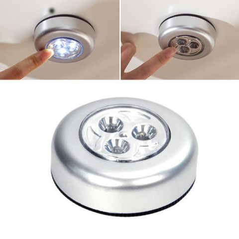 Lampa universala cu 3 Led-uri,Home S3LA,cu 3XAAA baterii,autoadeziva [8]