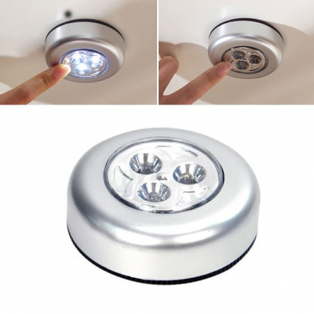 Lampa universala cu 3 Led-uri,Home S3LA,cu 3XAAA baterii,autoadeziva [2]