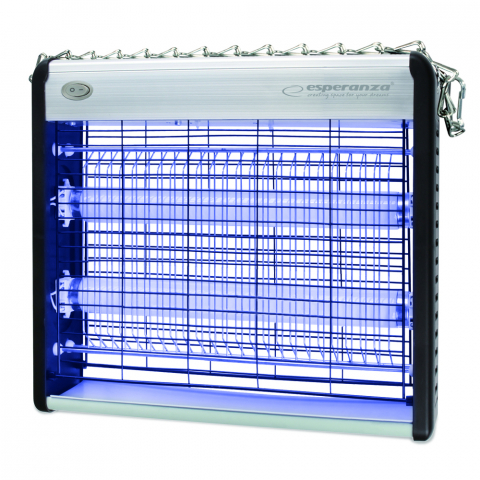 Anti-Insecte - Lampa UV anti - insecte, 12W, Esperanza Exterminator, tensiune interioara 1600 V, acoperire 50 mp