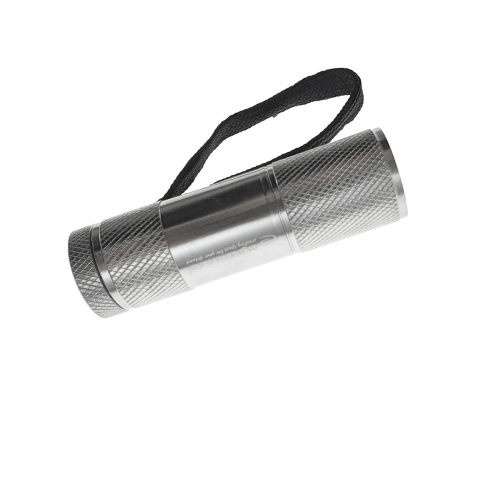 Lanterna cu 9 led-uri, Esperanza 91586 ALTAIR , corp aluminiu, lungime 90mm, 3xAAA , argintie [9]