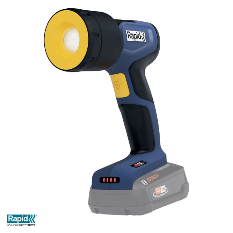 Proiectoare si lampi de lucru - Lanterna LED Rapid BWL290 290 lumeni, cap inclinabil la 90 grade cu 7 pozitii, carlig, baterie 18 V neinclusa, 178x225x75 mm