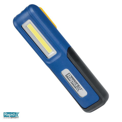 Proiectoare si lampi de lucru - Lanterna LED Rapid The Inspector 2 in 1, 150 lumeni frontal si 50 lumeni superior, magnet si carlig, incarcare USB-C, IP42, 42x154x28 mm