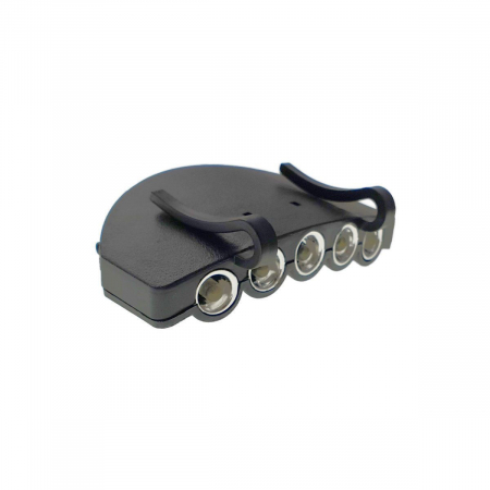 Lampi iluminare - Lanterna mini LLSH01,multifunctionala,cu 5 Led-uri,neagra