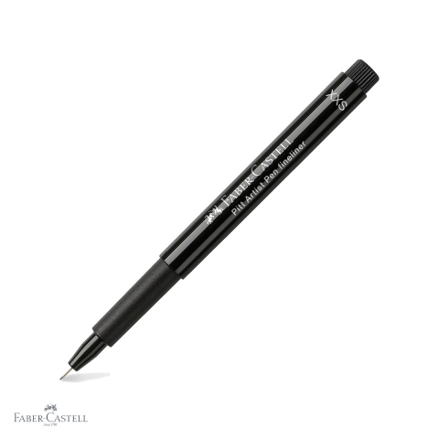 Markere si instrumente de desen artistic - Liner Faber-Castell Pitt Artist Pen, varf XXS 0.05 mm negru, pentru desen tehnic si ilustratie