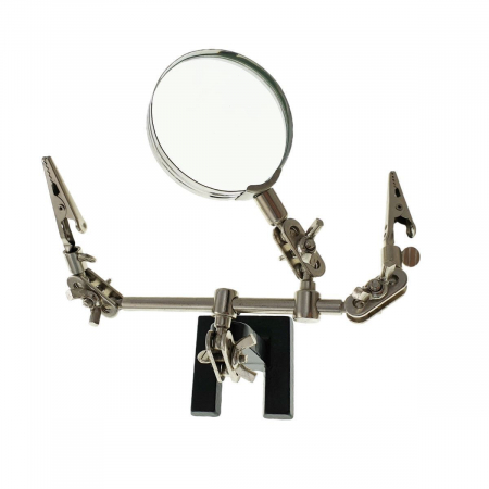Accesorii scule - Lupa 60mm , ZD-10D , cu cleme si suport ajustabil de masa
