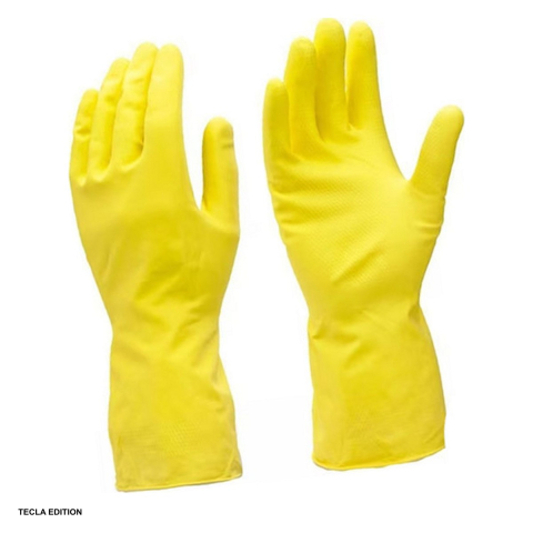 Manusi menajere - Manusi de menaj din latex, flexibile si confortabile, rezistente la detergenti si umezeala, pentru activitati casnice, marime S