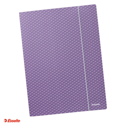 Organizare si arhivare - Mapa cu elastic Esselte Colour'Breeze, carton, A4, capacitate 150 coli, pentru transport, lavanda