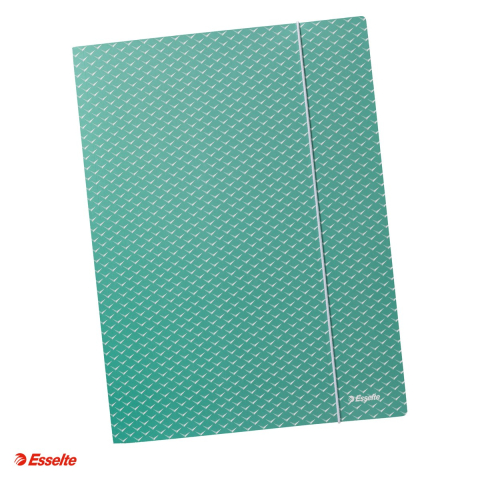 Organizare si arhivare - Mapa cu elastic Esselte Colour'Breeze, carton, A4, capacitate 150 coli, pentru transport, verde