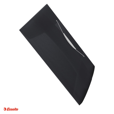 Mape si serviete - Mapa cu elastic Esselte VIVIDA, PP, A4, capacitate 150 coli, pentru transport, negru