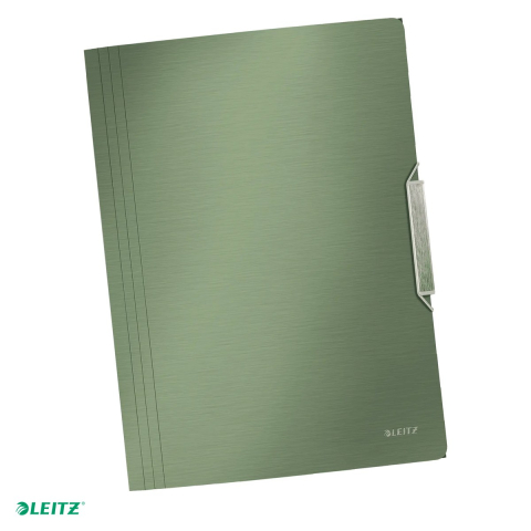 Mape si serviete - Mapa cu elastic Leitz Style, PP, A4, capacitate 150 coli, pentru transport, fistic