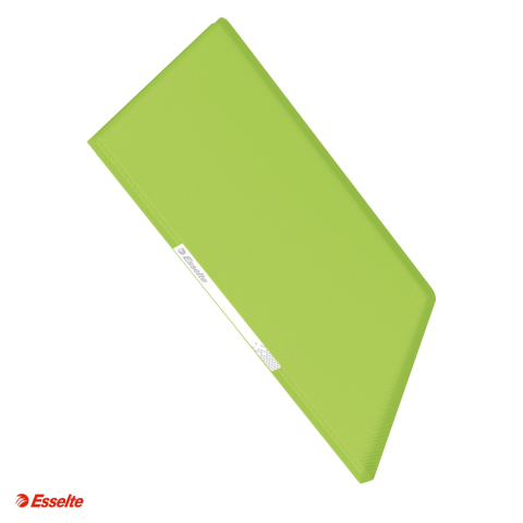 Mape de prezentare - Mapa de prezentare Esselte VIVIDA, coperta moale, PP, A4, 20 folii, capacitate 40 coli (80 g/mp), 2 coli per fila, verde