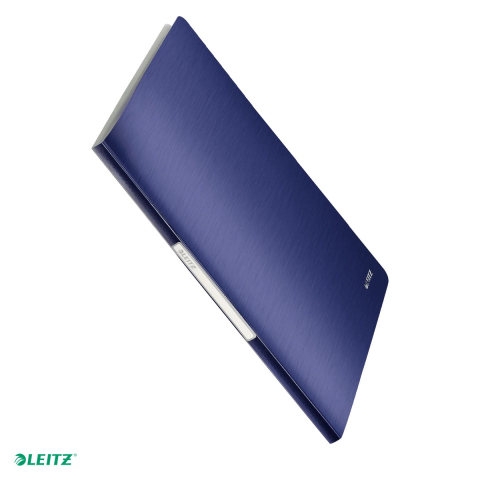Organizare si arhivare - Mapa de prezentare Leitz Style, coperta moale, PP, A4, 20 de folii, capacitate 40 de coli (2 coli per fila,(80 g/mp), albastru-violet