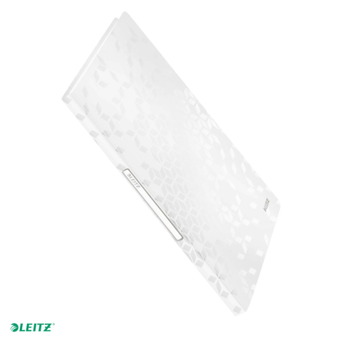 Birotica papetarie - Mapa de prezentare Leitz WOW, coperta moale, PP, A4, 40 de folii, capacitate 80 de coli (2 coli per fila,(80 g/mp), alb