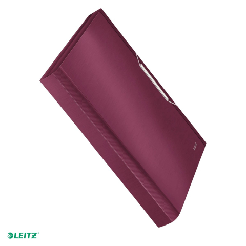 Mape si serviete - Mapa tip proiect Leitz Style, PP, A4, capacitate 250 coli, pentru transport, grena