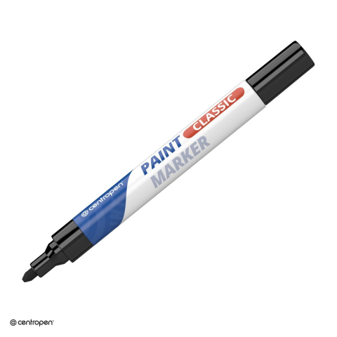 Markere speciale pentru desen si arta - Marker cu vopsea Centropen 9100, varf 1-5 mm, vopsea neagra