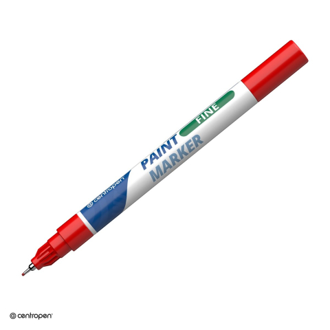 Markere speciale pentru desen si arta - Marker cu vopsea Centropen 9211, varf 0.7 mm, vopsea rosie