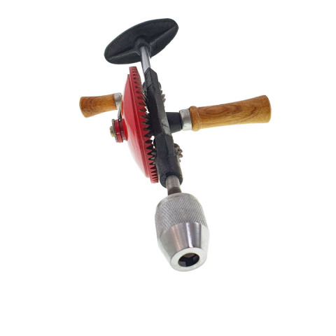 Masina de gaurit manuala cu presare pe piept, lungime 365mm, cu mandrina metalica 10mm [9]