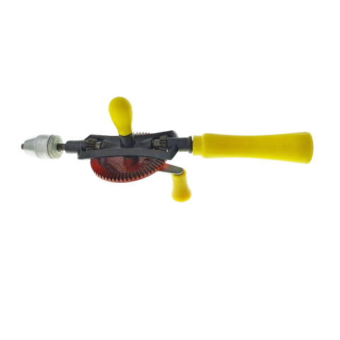 Masina de gaurit manuala, lungime 355mm, cu manere din plastic si mandrina metalica 10 mm [3]