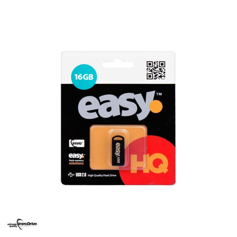 Memorie 16 Gb - Memorie USB 16 GB Easy, USB 2.0, viteza citire 26 MB/s, USB-A, viteza scriere 15 MB/s, negru
