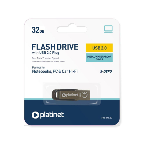 Memorie USB 2.0 Platinet 32Gb ,S-Depo 44847,din metal,impermeabila [4]