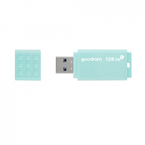 Memorie USB 3.0, 128 GB, Goodram UME3 Care, cu capac, albastra [11]