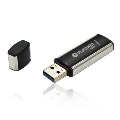 Memorie USB 3.0 Platinet 41447 ,16 Gb , cu capac, neagra cu argintiu [2]