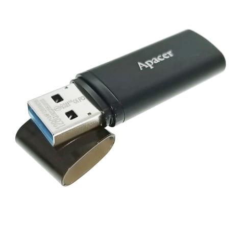 Memorii USB 3.X - Memorie USB 3.2 Apacer 128Gb, AH25B, cu capac, neagra