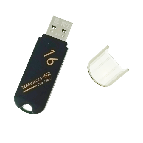 Memorie USB 3.2 Gen 1, 16 Gb, TeamGroup 04260, cu capac, neagra [3]