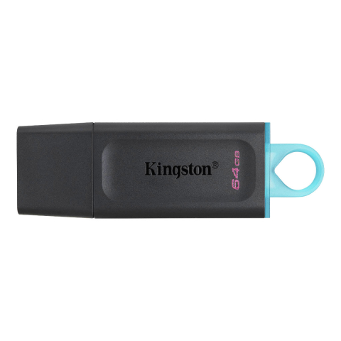 Memorie USB 3.2 Gen 1, 64 Gb, Kingston DataTraveler Exodia, cu capac, negru cu albastru [5]