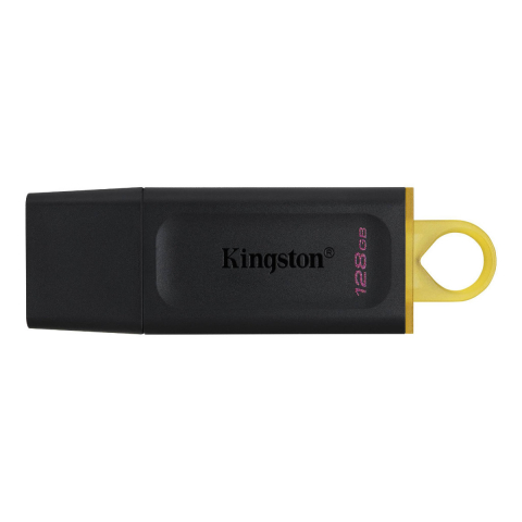Memorie USB 3.2 Kingston Data Traveler Exodia, 128gb, cu capac si inel breloc, neagra [2]