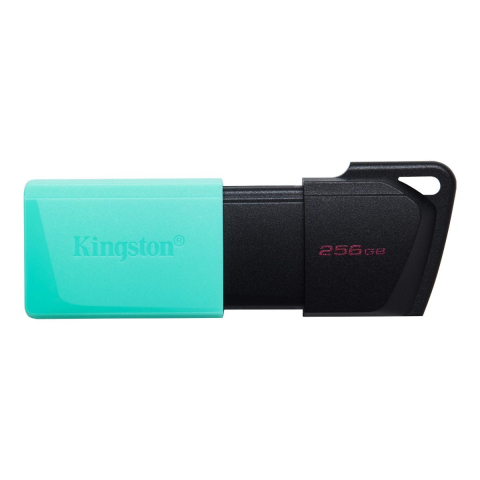 Memorii 256 Gb - Memorie USB 3.2 Kingston Data Traveler Exodia, 256Gb, cu capac si inel breloc, verde