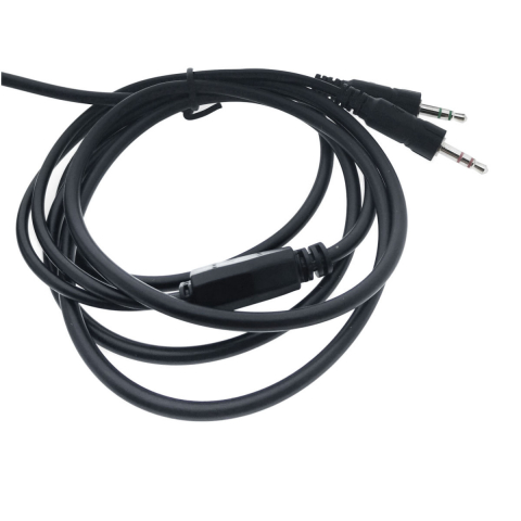 Microfon gaming F18, cu baza 154 x136 mm, conector jack 3.5mm, negru cu gri [5]