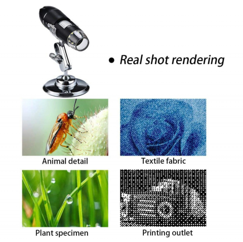 Microscop digital USB, 1000x , 8 x led reglabil, cablu 135 cm [13]