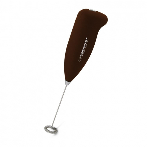 Mixer mini Esperanza EKF001M , pentru spuma lapte, maro [1]
