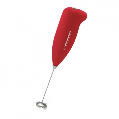 Mixer mini Esperanza EKF001R , pentru spuma lapte, rosu [1]