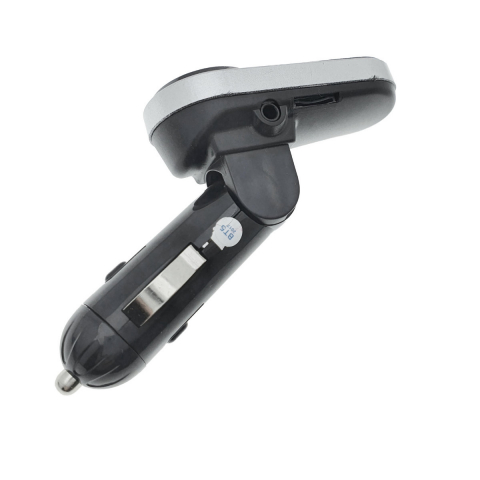 Modulator FM auto, Bluetooth Handsfree, player MP3 USB si microSD, incarcare USB, AUX jack 3.5mm, negru cu gri [5]