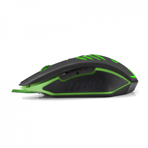 Mouse gaming USB, Esperanza Claw EGM209G, cablu 1.5m, 6D, Led verde, 800/1200/1600/2400 dpi [10]