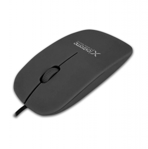 Mouse USB - Mouse optic cu fir si conector USB-C, 3D, Extreme Lacerta 94670, 1000 DPI, 115 x 60 x 25 mm, cablu 120cm, negru