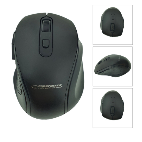 Mouse optic fara fir, 6D, Bluetooth v.5.0, Esperanza Auriga 94654, 105 x 70 x 35 mm, 1600 DPI, negru [2]