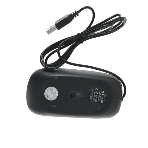 Mouse optic USB, BLOW MP-30, 1000DPI, cablu USB de 1.5m, negru [3]